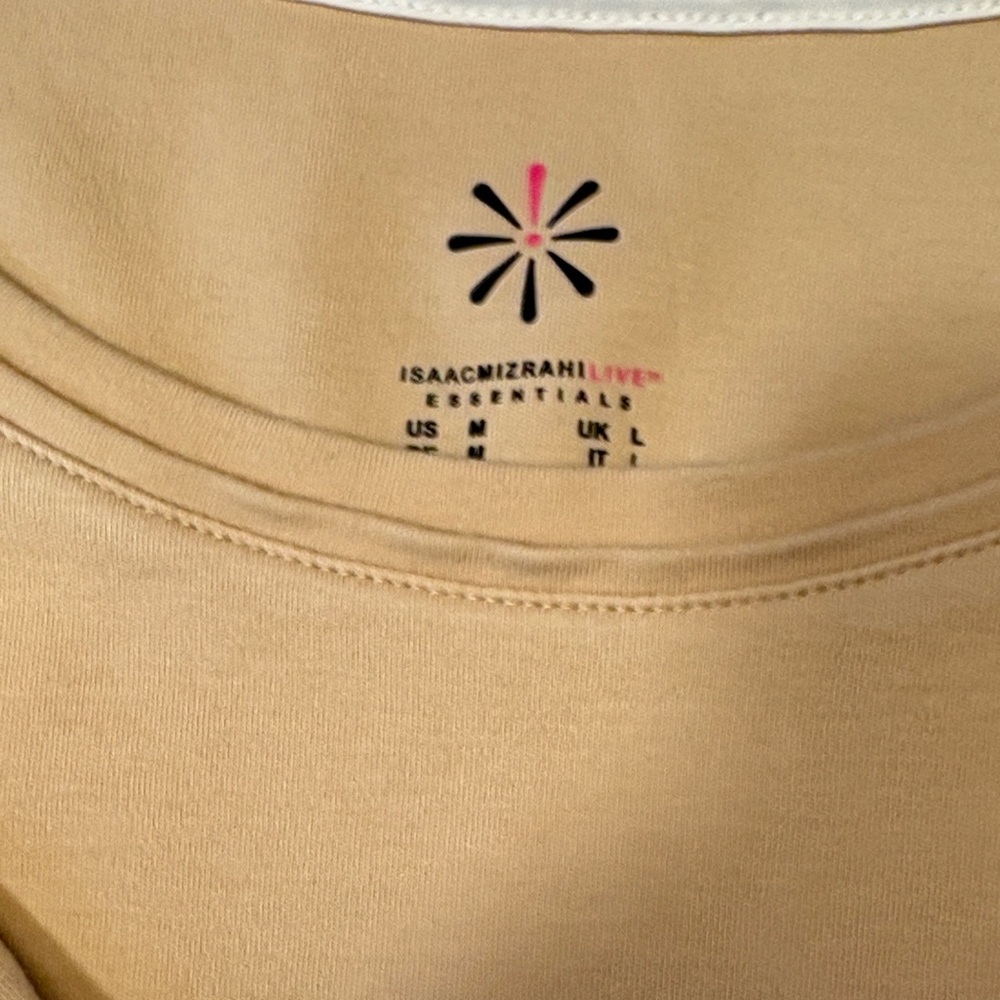 Isaac Mizrahi Tan Short Sleeve Tee